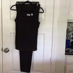 Chico’s brown knit set